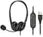 Гарнітура ПК стерео On-ear CH11 USB, omni-mic, 2м, чорний 2E teh0013141 - мініатюра 1