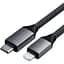 Кабель USB-C to Lightning Satechi Cable Space Gray 1.8 м (ST-TCL18M) - мініатюра 2