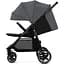 Прогулочная коляска Kinderkraft Route Platinum Grey серая (00-00305124) - миниатюра 2