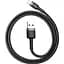 Кабель Baseus Cafule USB to Lightning 1м Grey/Black (CALKLF-BG1) [82079] - мініатюра 1