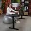 Компьютерный угловой стол Di Volio Trani с регулируемой высотой левый черный - мініатюра 9