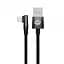 Кабель Baseus MVP 2 Elbow-shaped Fast Charging Data Cable USB to Lightning 2.4A 1m CAVP000001 Black - мініатюра 2