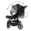 Прогулянкова коляска Kidwell Enzo Black - мініатюра 9
