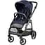 Коляска Peg-Perego Veloce Blue Shine SL 3 в 1 с подставкой к люльке синяя - миниатюра 3