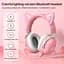 Бездротові навушники повнорозмірні Onikuma B100 (B20) Bluetooth Gaming Cat with LED - мініатюра 2