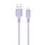 Кабель ColorWay USB - Lightning (M/M), soft silicone, 2.4 А, 1 м, Purple (CW-CBUL044-PU) - миниатюра 1