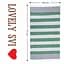Полотенце пештемаль Lovely Svi хлопковое, пляжное, хамам, spa - XХL 100x180 см Green/Blue Stripes (6032025) - миниатюра 6