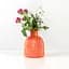 Ваза декоративна МВМ My Home, 15 см, коралова (DH-FLOWERS-09 CORAL) - мініатюра 2