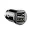 Автомобільний зарядний пристрій Baseus Grain C Dual USB 5V 3.1A (CCALL-ML01) Black [59109] - мініатюра 2