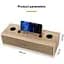 Портативна колонка ретро для караоке Kisonli G102 Bluetooth 1800 mAh 16 Вт 2 мікрофони Wooden - мініатюра 2