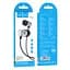 Дротові навушники Hoco M106 Fountain metal універсальні earphones with microphone, 3.5mm, 1.2m, grey - мініатюра 5