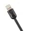 USB кабель Gelius Ultra X-Data GU-UC01i Apple Black Lightning - мініатюра 3