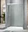 Двері в нішу Koer SR SD05-140x200-TR-01 прозоре скло Easy Clean 6 мм, хром KR5406, універсальні, прозорий, хром - мініатюра 5