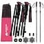 Трекінгові палиці Mountain Goat Pro+ 43-130 см Black/Pink (P-5905973404662) - мініатюра 11