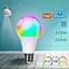 Умная светодиодная лампочка Wifi, TUYA, 9Вт, Bluetooth, RGB / Лампочка с управлением через телефон - миниатюра 2