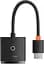 Кабель Baseus Lite Series Adapter HDMI to VGA WKQX010001 Black - мініатюра 2
