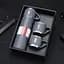 Подарунковий набір Vacuum Flask SET вакуумний термос із неіржавкої сталі 3 чашки Сірий - мініатюра 2
