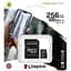Карта памяти Kingston microSDXC 256GB Canvas Select Plus Class 10 UHS-I U3 V30 A1 + SD-адаптер (SDCS2/256GB) - миниатюра 1