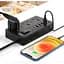Мережевий фільтр XO WL06 подовжувач 1.8 м 3 розетки 4 USB чорний - мініатюра 5