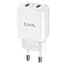 Сетевое зарядное устройство Hoco N6 Charmer 2 USB, QC3.0, 3 A White - миниатюра 3