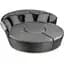 Садові меблі Outtec Round Lounge Chairs чорно-графітові - мініатюра 4