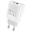 Сетевые зарядные устройства Hoco C80A Plus Rapido PD20W + QC3.0 charger (EU) Белый - миниатюра 3
