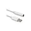 Перехідник Lapara USB Type-C Male - Audio AUX mini jack 3,5 mm Female (LA-Type-C-Audio-3.5mm white) - мініатюра 2