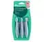 Набір зубних щіток Bebe Confort Set of 3 Toothbrushes, 3 шт., синій (3106203000) - мініатюра 3