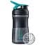 Шейкер BlenderBottle SportMixer 590 мл, Black Teal - миниатюра 1