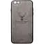 Чехол-накладка Toto Deer Shell With Leather Effect Case Apple iPhone 6/6s Gray - миниатюра 1