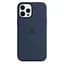 Чохол Silicone Case з MagSafe для Apple iPhone 12 Pro Max (Deep Navy) ААА [52914] - мініатюра 4