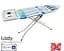 Дошка для прасування Casa Si Lady 122x38 White/Blue Laquer (CS93574R267) - мініатюра 2