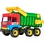 Машинка Tigres Middle Truck Самоскид, 38 см зелений кузов (39222) - мініатюра 1