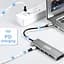 USB-хаб XON SmartHub 9 в 1 (HDMI, 3.5 Audio, SD/TF, 2xType-C, 3xUSB3.0) Сірий (UHCHP095300G 5245) - мініатюра 5