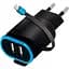 Зарядний пристрій Forever TC-02 2xUSB 2.4A Cable lightning Black - мініатюра 1
