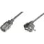 Кабель питания Digitus Schuko 90/M - C13/F, 5м, черный teh0013673 - миниатюра 1
