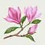 Картина за номерами Rosa Start Гілка магнолії 15х15 см з мольбертом - мініатюра 2