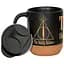 Чашка Warner Bros Harry Potter.The Deathly Hallows керамическая черная с крышкой и подставкой 340 мл (55001798) - миниатюра 1