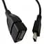 Кабель Atcom USB 2.0 AF mini-B 5P Otg минисоб 0.8 м - миниатюра 1