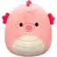 Мягкая игрушка Squishmallows Морской Конек Старла 30 см розовая (SQCR06758) - миниатюра 1