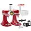 Набор из 3 насадок KitchenAid мясорубка, протирка, овощерезка (5KSM2FPPC) - миниатюра 4