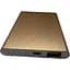 УМБ Power Bank Pineng 9800mAh повербанк зовнішній акумулятор Gold (11245) - мініатюра 2