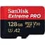 Карта памяти SanDisk 128 GB microSDXC UHS-I U3 Extreme Pro+SD Adapter (SDSQXCD-128G-GN6MA) - миниатюра 2