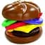 Набор для творчества с пластилином Hasbro Play-Doh Kitchen Creations Burger and Fries Set (E5112_E5472) - миниатюра 8