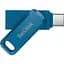 USB флеш-накопитель SanDisk Dual Drive 64GB USB-А + USB-C Navy Blue [SDDDC3-064G-G46NB] [94249] - миниатюра 2
