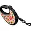 Повідець-рулетка для собак з контейнером Waudog R-leash Авокадо на рожевому зі світловідбивною стрічкою  S 12 кг 3 м - мініатюра 2