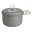 Набір посуду Bo-Camp Explorer XL 4 Pieces Hard Anodized Grey/Green (2200249), Сірий - мініатюра 2