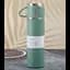Подарунковий набір Vacuum Flask SET вакуумний термос із неіржавкої сталі 3 чашки Матово Зелений - мініатюра 3