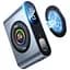 Автомобільний ФМ-блютуз-модулятор Joyroom JR-CB1 Bluetooth ресивер-приймач аудіоадаптер чорний - мініатюра 3