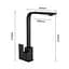 Смеситель для кухни Wezer PRO4A-02-BLACK, Черный матовый - миниатюра 4